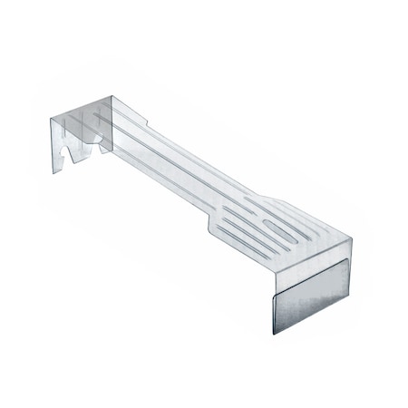 Azar Displays Plastic Overlay for 6" Hook For Paper Labels (Hooks not included), PK50 700895